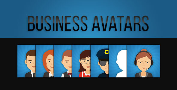 business avatar set