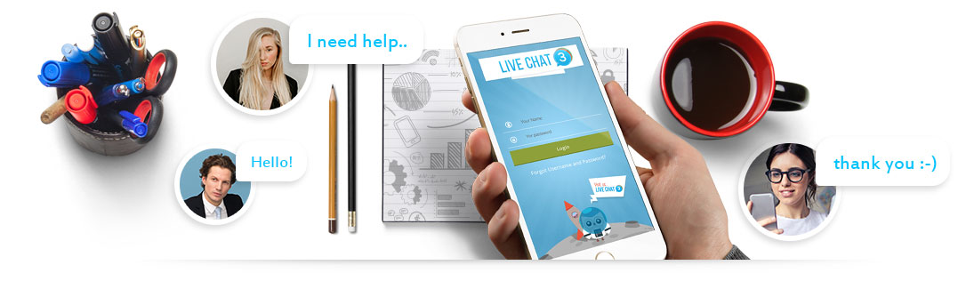 3 live mobile chat ‎Live Chat